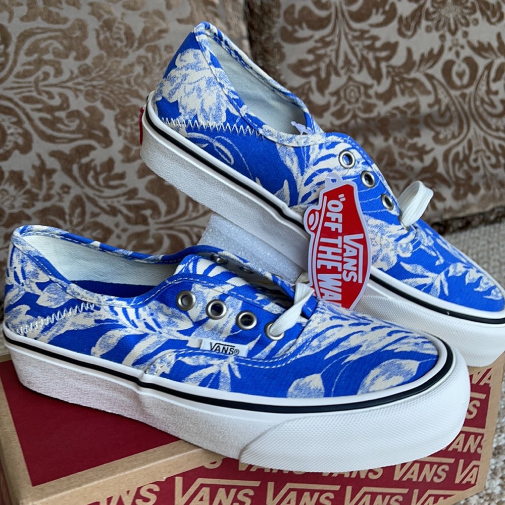 Vans Authentic Sf Floral Linen Trbl/Marshmallow WM - Picture 7 of 16